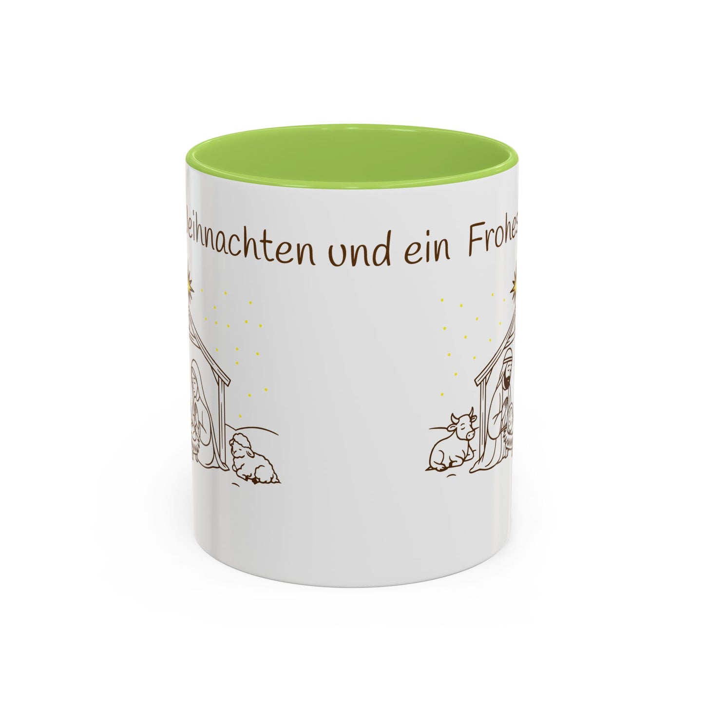 Frohe Weihnachten Accent Coffee Mug