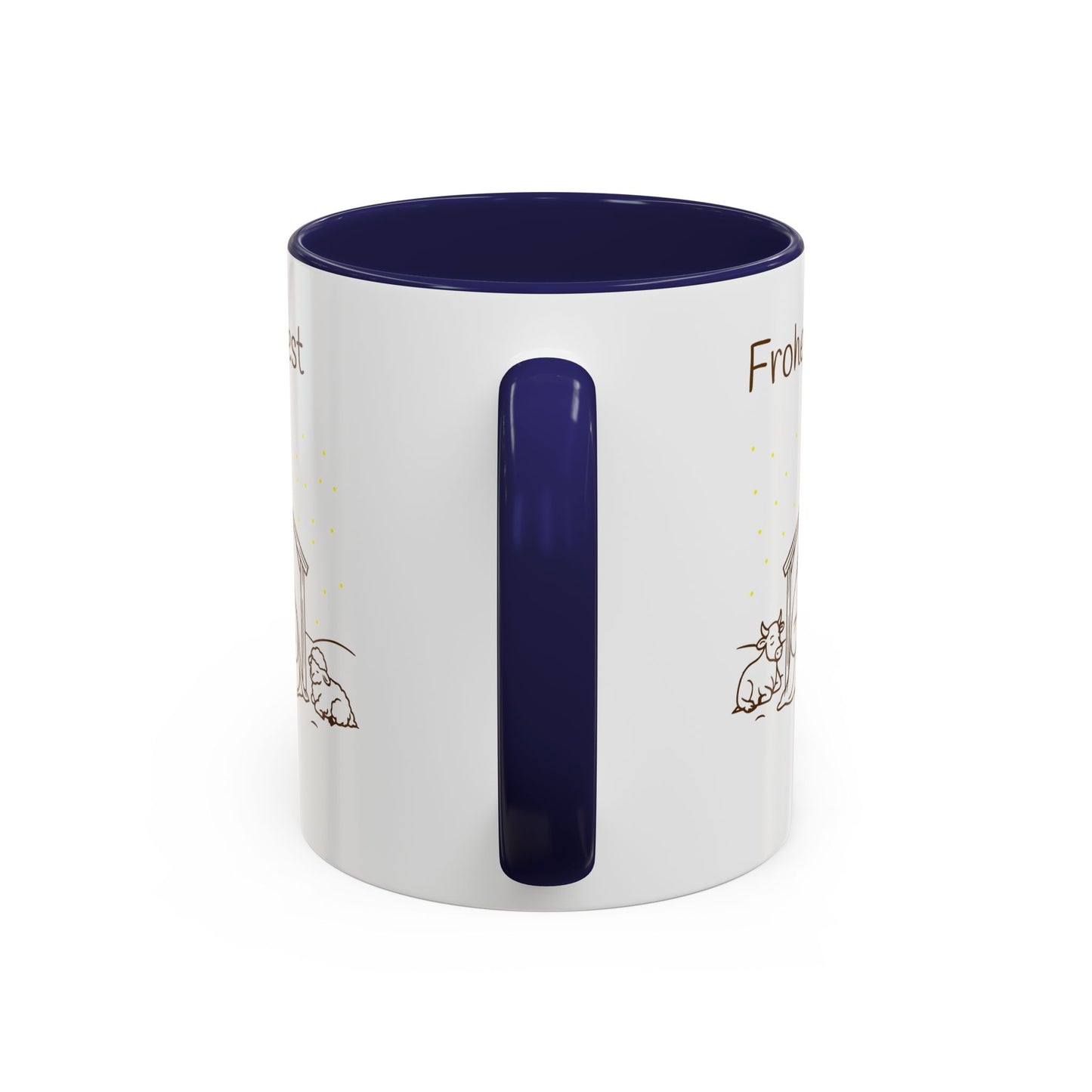 Frohe Weihnachten Accent Coffee Mug