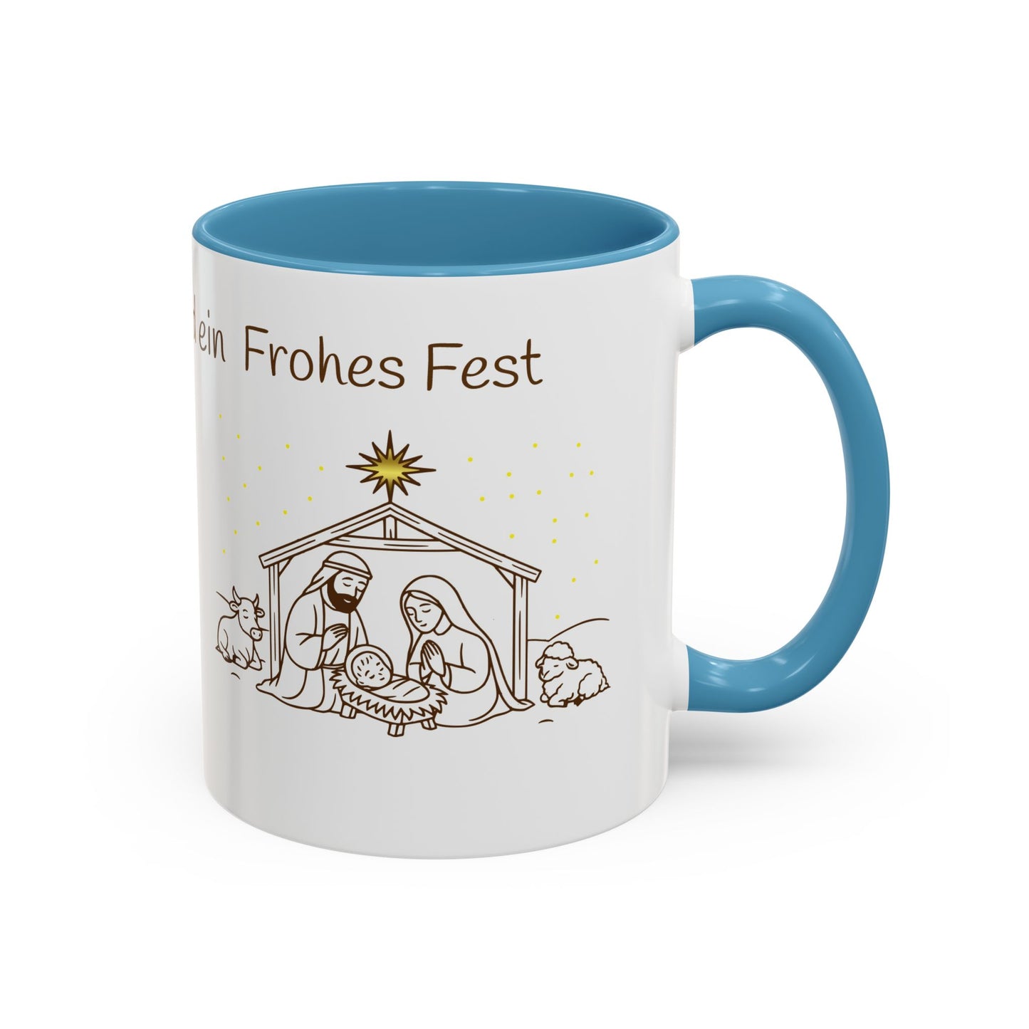 Frohe Weihnachten Accent Coffee Mug