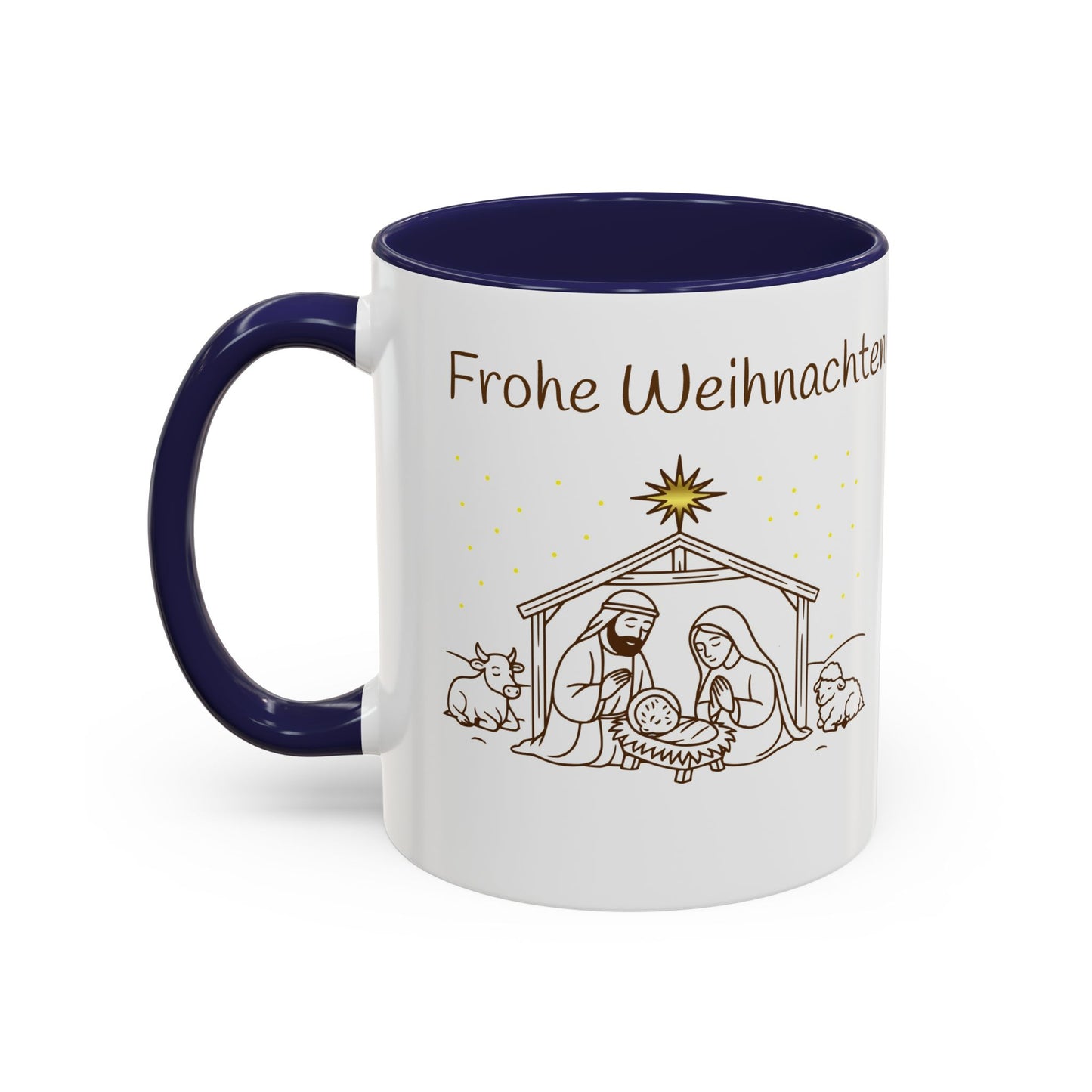 Frohe Weihnachten Accent Coffee Mug