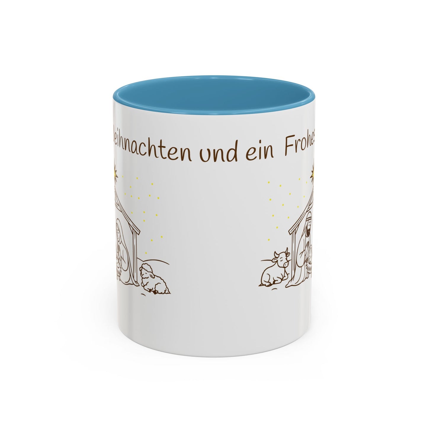 Frohe Weihnachten Accent Coffee Mug