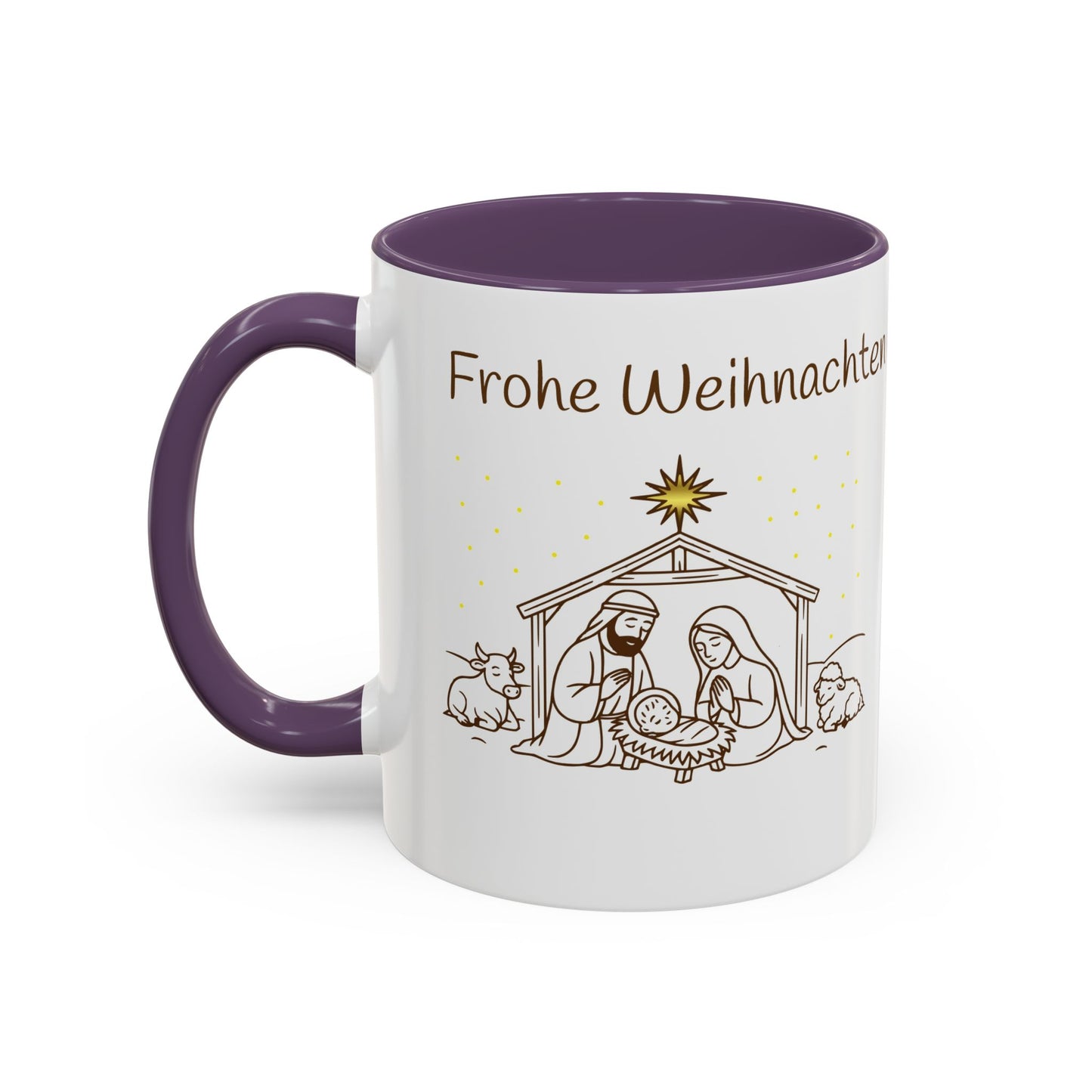 Frohe Weihnachten Accent Coffee Mug