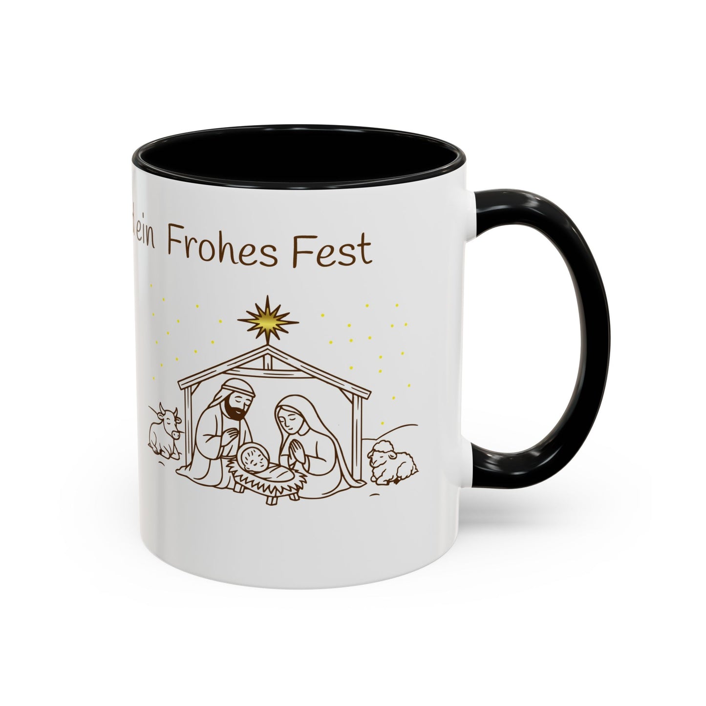 Frohe Weihnachten Accent Coffee Mug