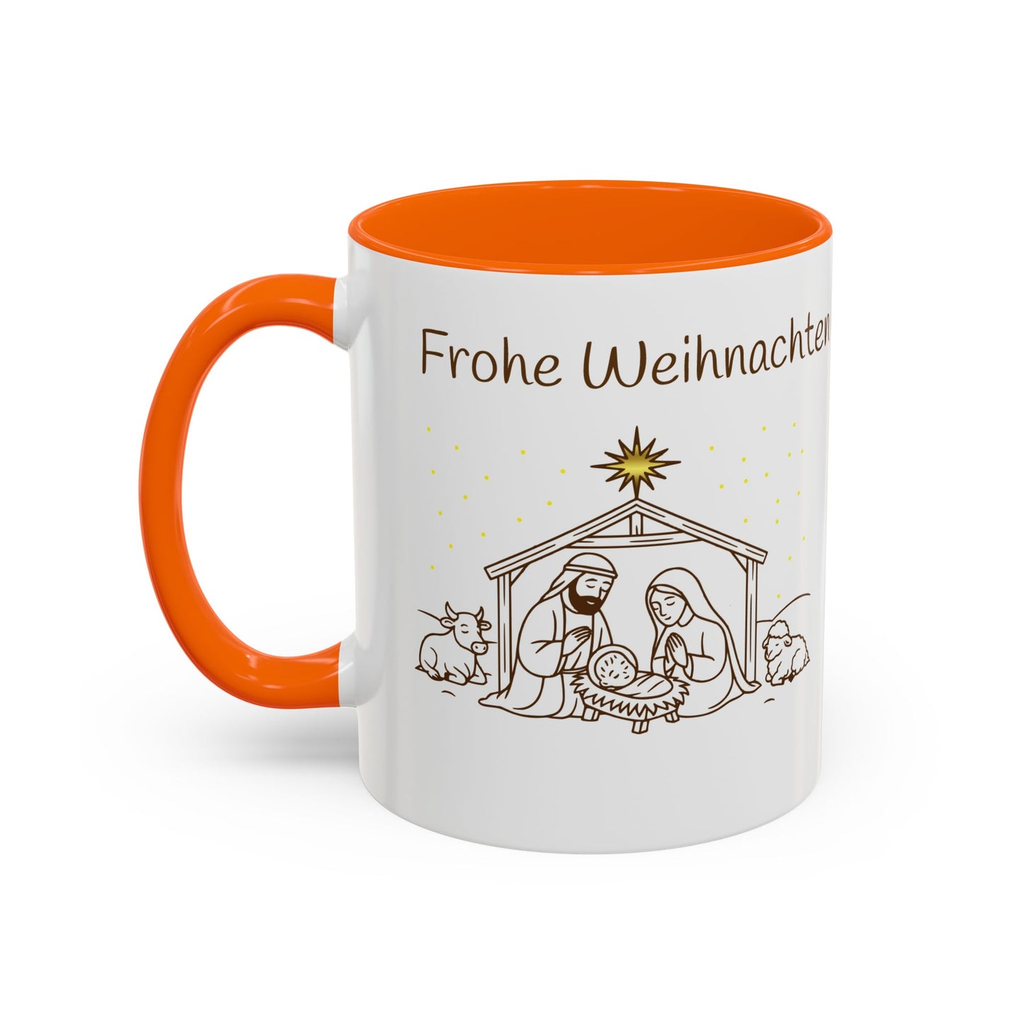 Frohe Weihnachten Accent Coffee Mug