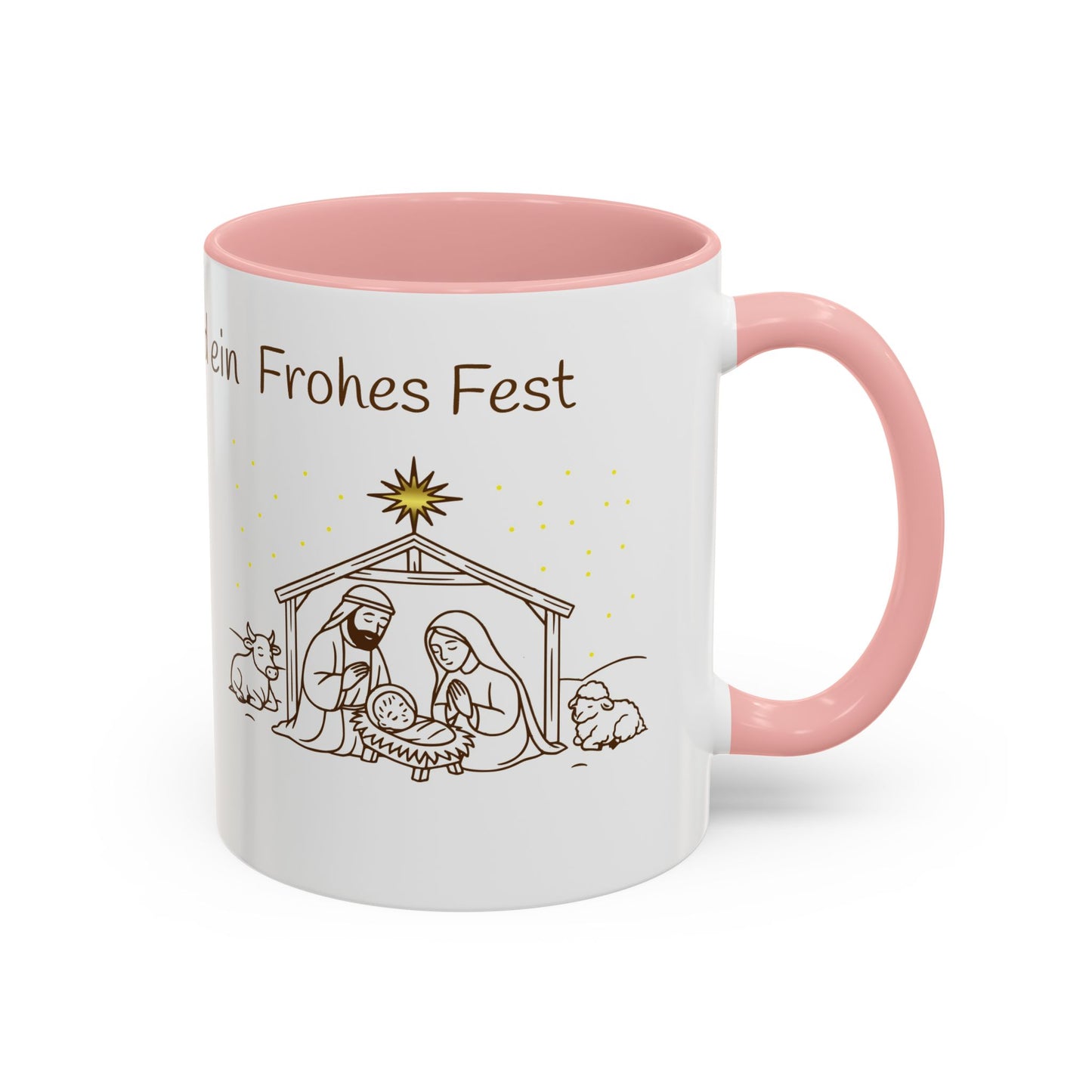 Frohe Weihnachten Accent Coffee Mug