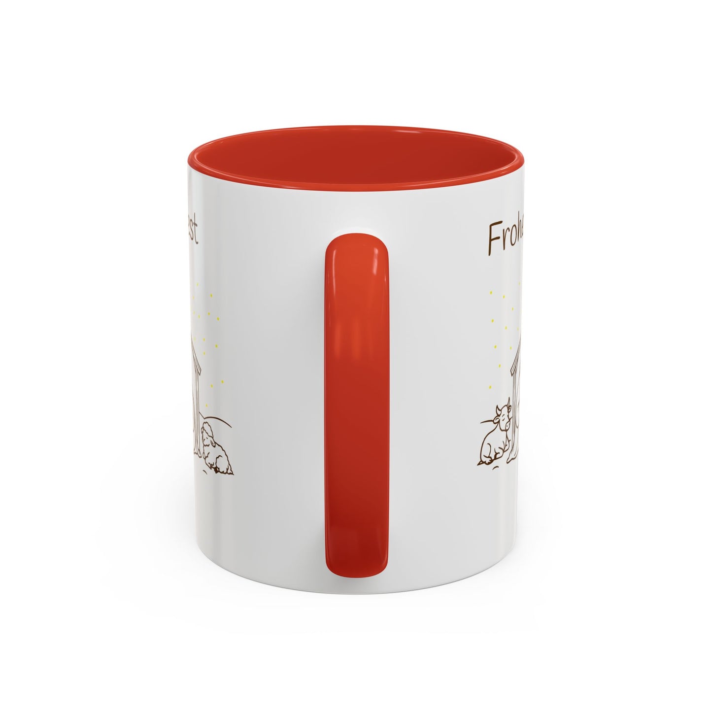 Frohe Weihnachten Accent Coffee Mug
