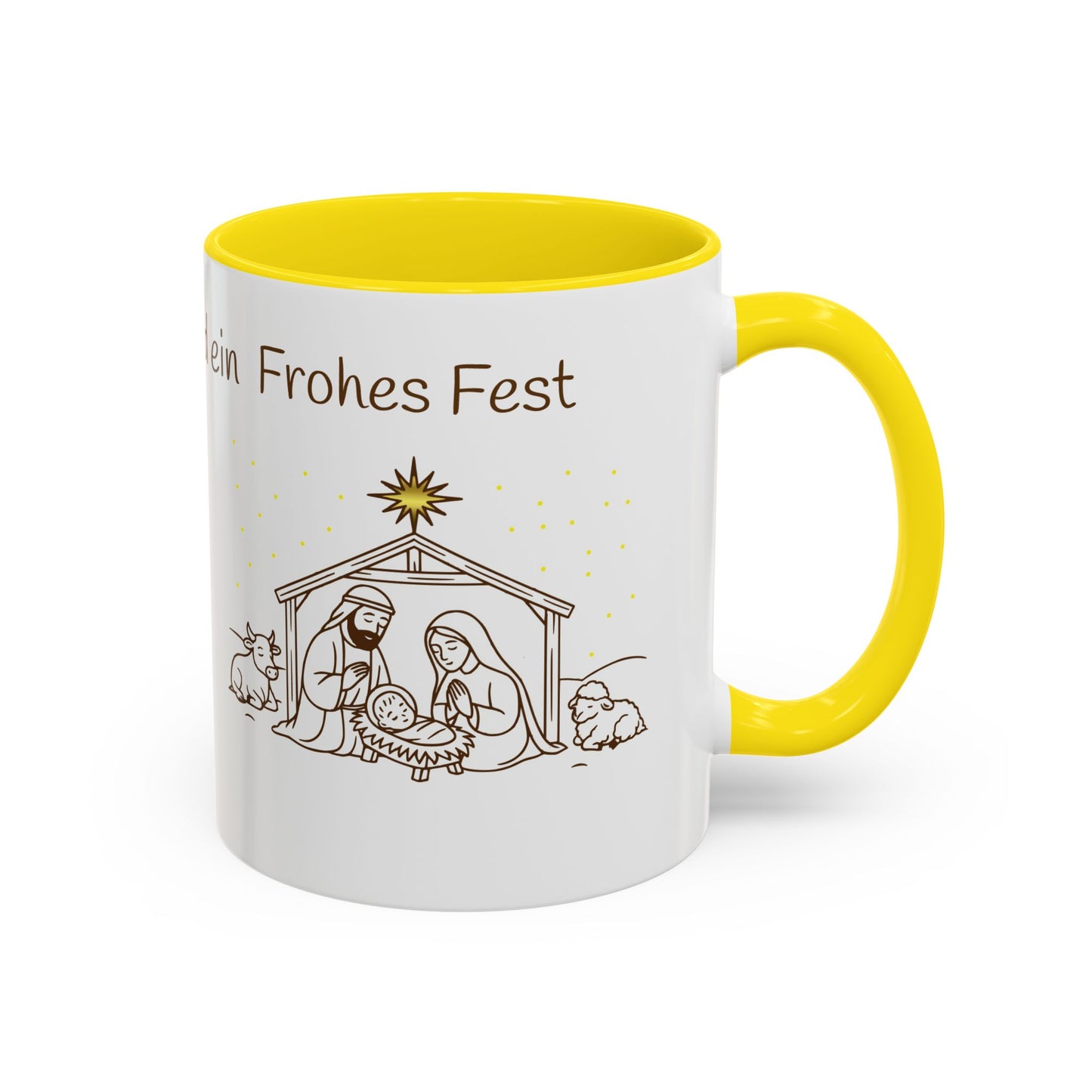 Frohe Weihnachten Accent Coffee Mug