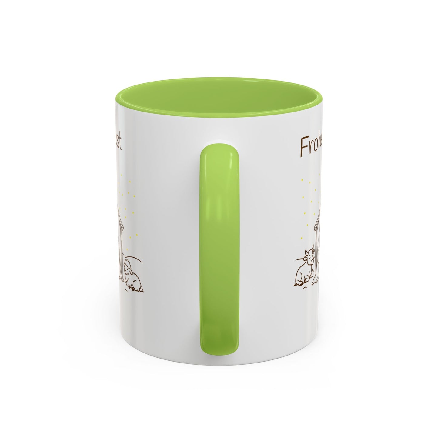 Frohe Weihnachten Accent Coffee Mug