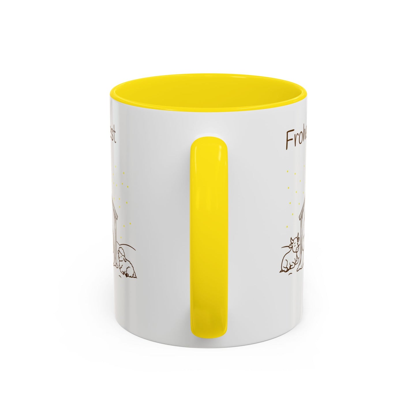 Frohe Weihnachten Accent Coffee Mug