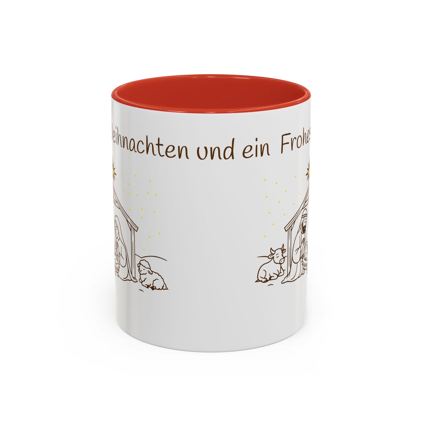Frohe Weihnachten Accent Coffee Mug