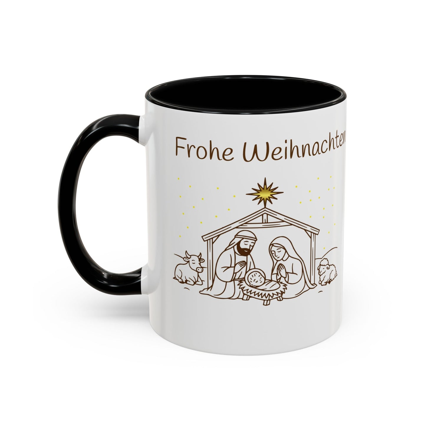 Frohe Weihnachten Accent Coffee Mug