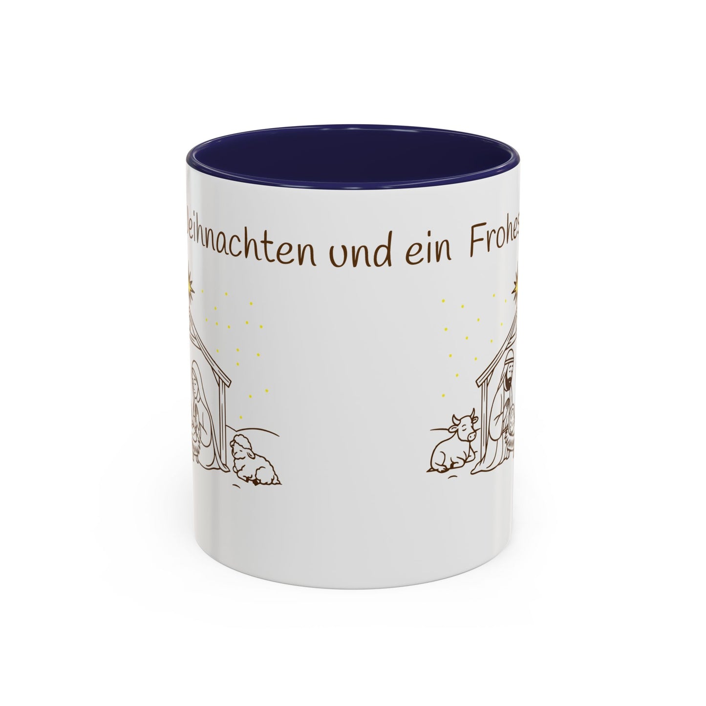 Frohe Weihnachten Accent Coffee Mug