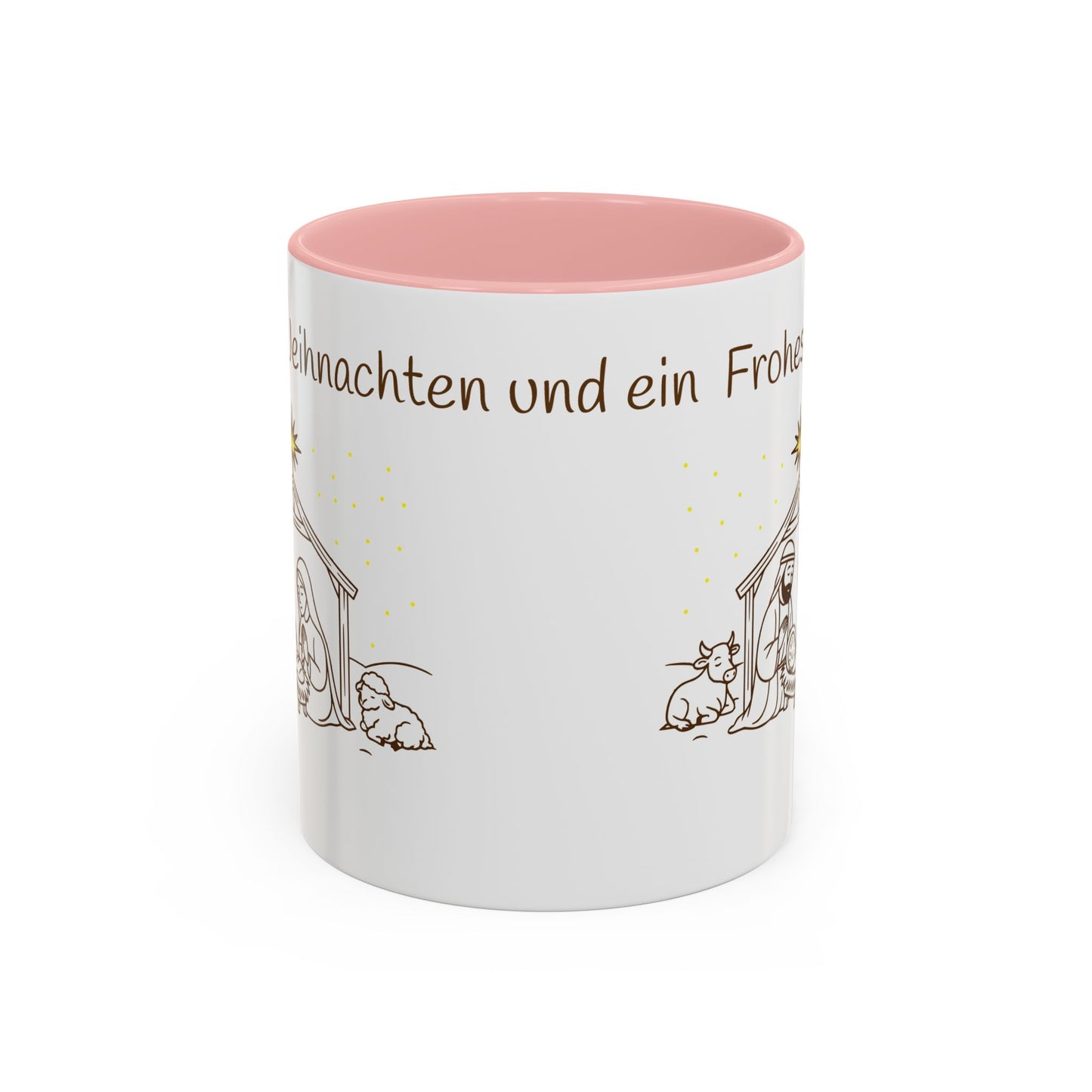 Frohe Weihnachten Accent Coffee Mug