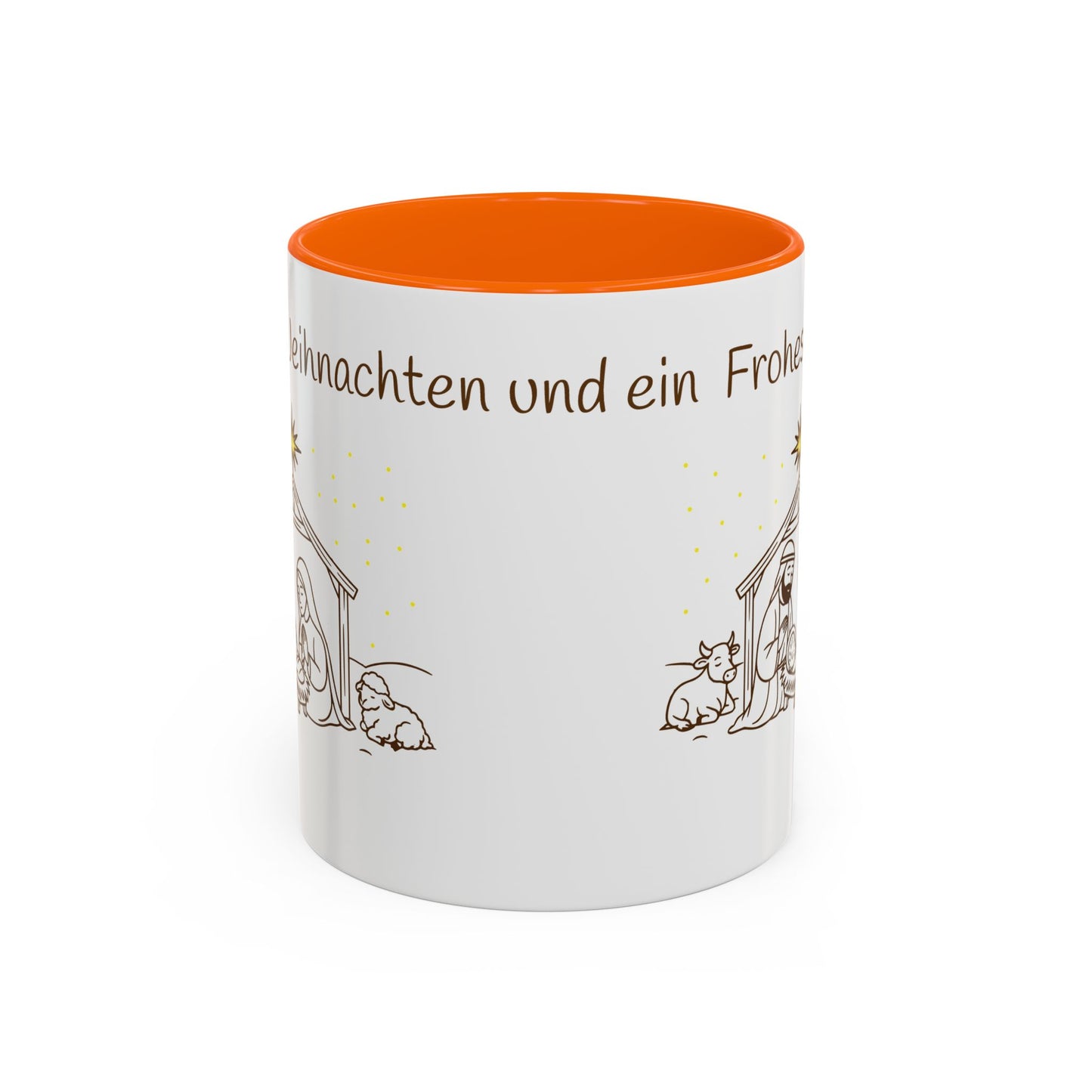 Frohe Weihnachten Accent Coffee Mug