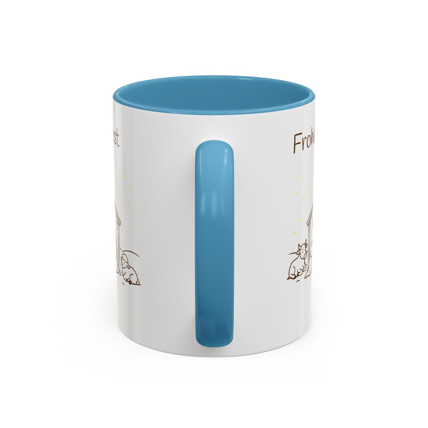 Frohe Weihnachten Accent Coffee Mug
