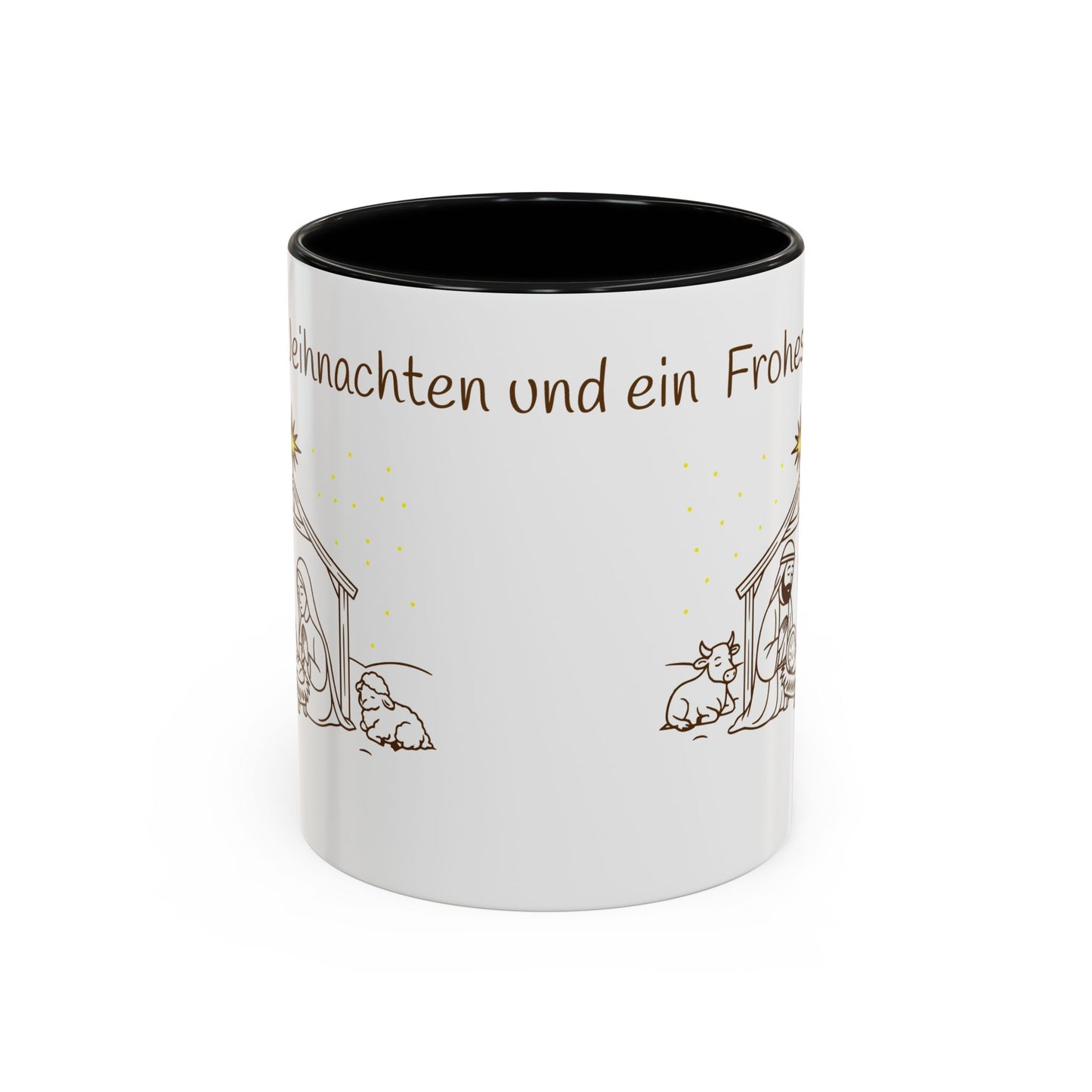 Frohe Weihnachten Accent Coffee Mug