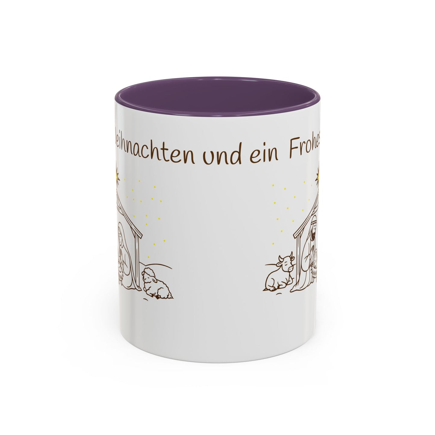 Frohe Weihnachten Accent Coffee Mug