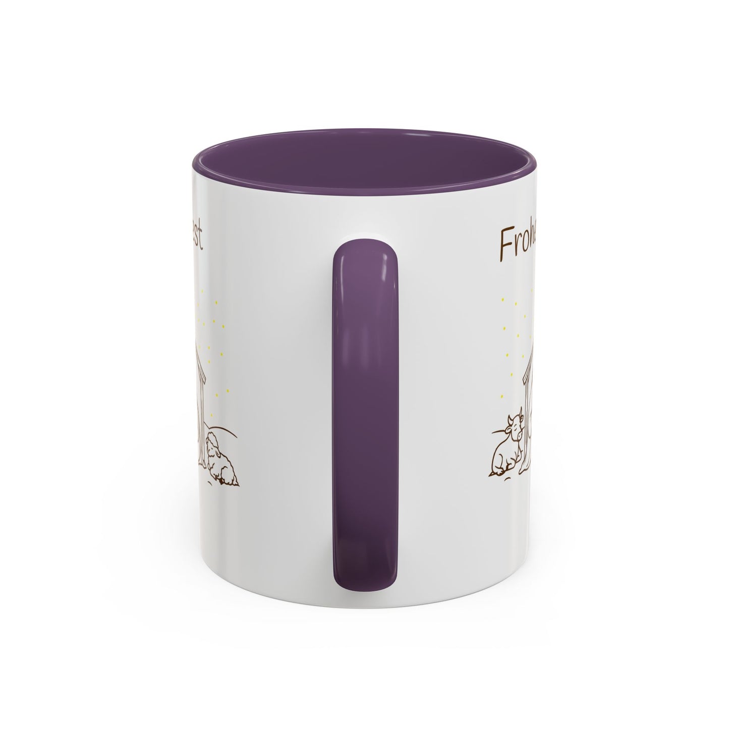 Frohe Weihnachten Accent Coffee Mug
