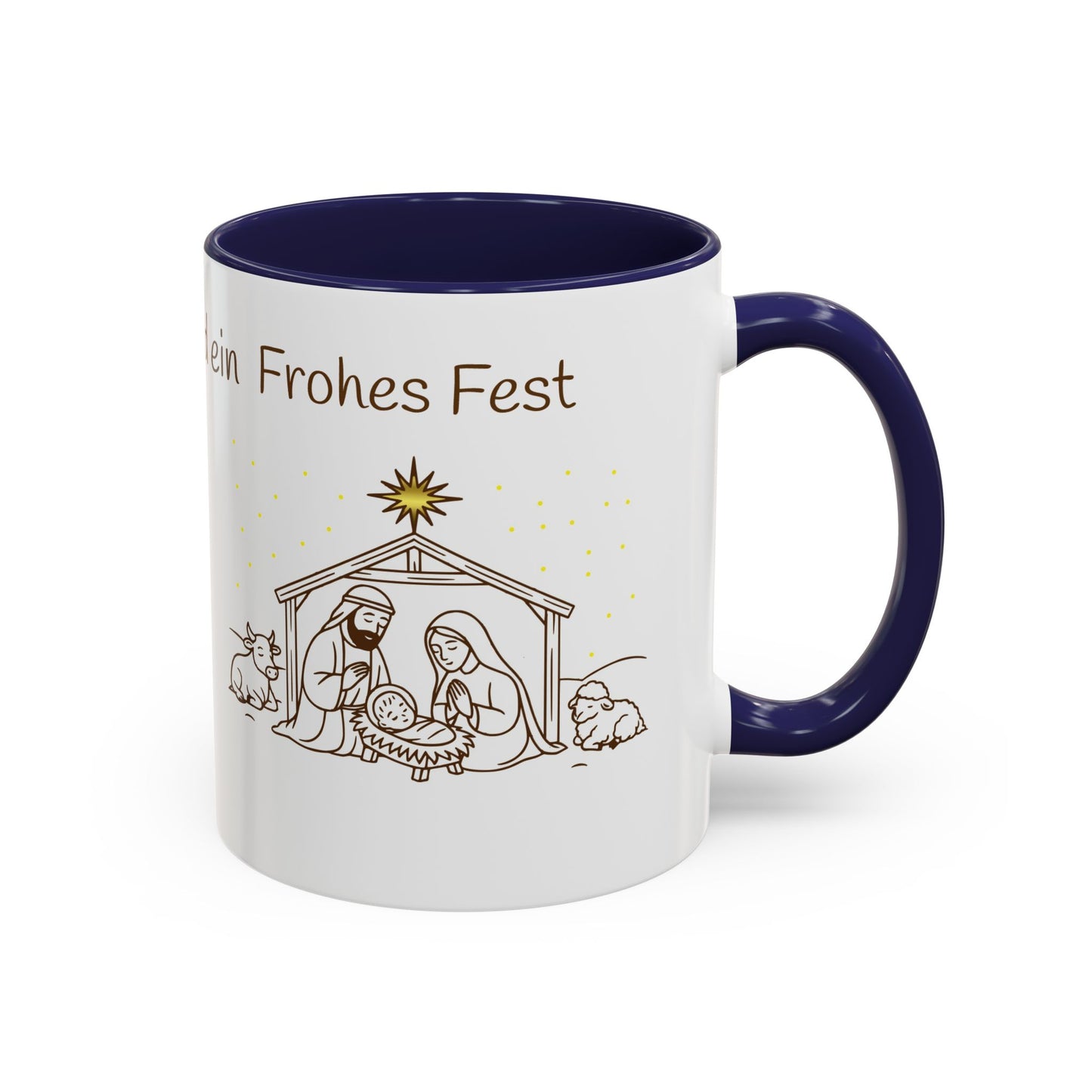 Frohe Weihnachten Accent Coffee Mug