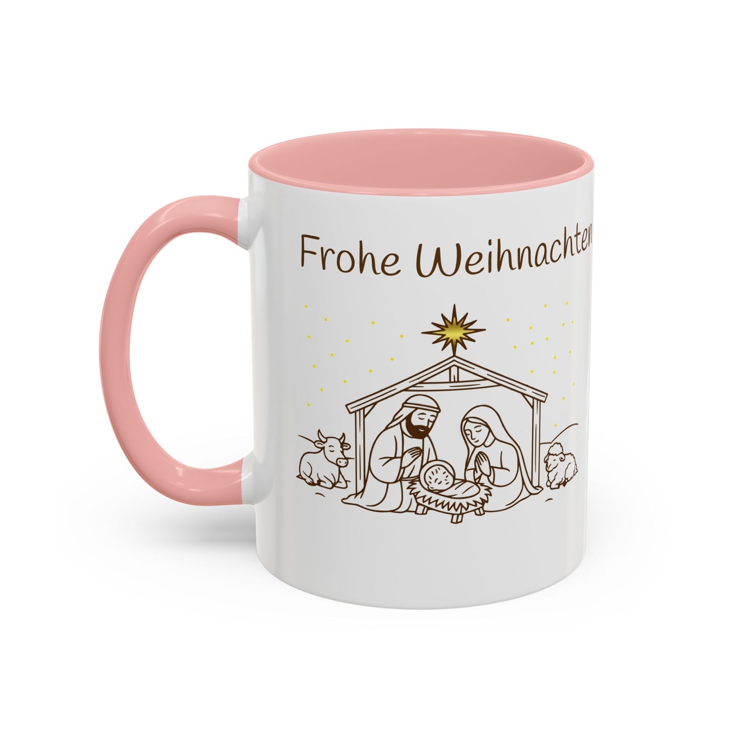 Frohe Weihnachten Accent Coffee Mug