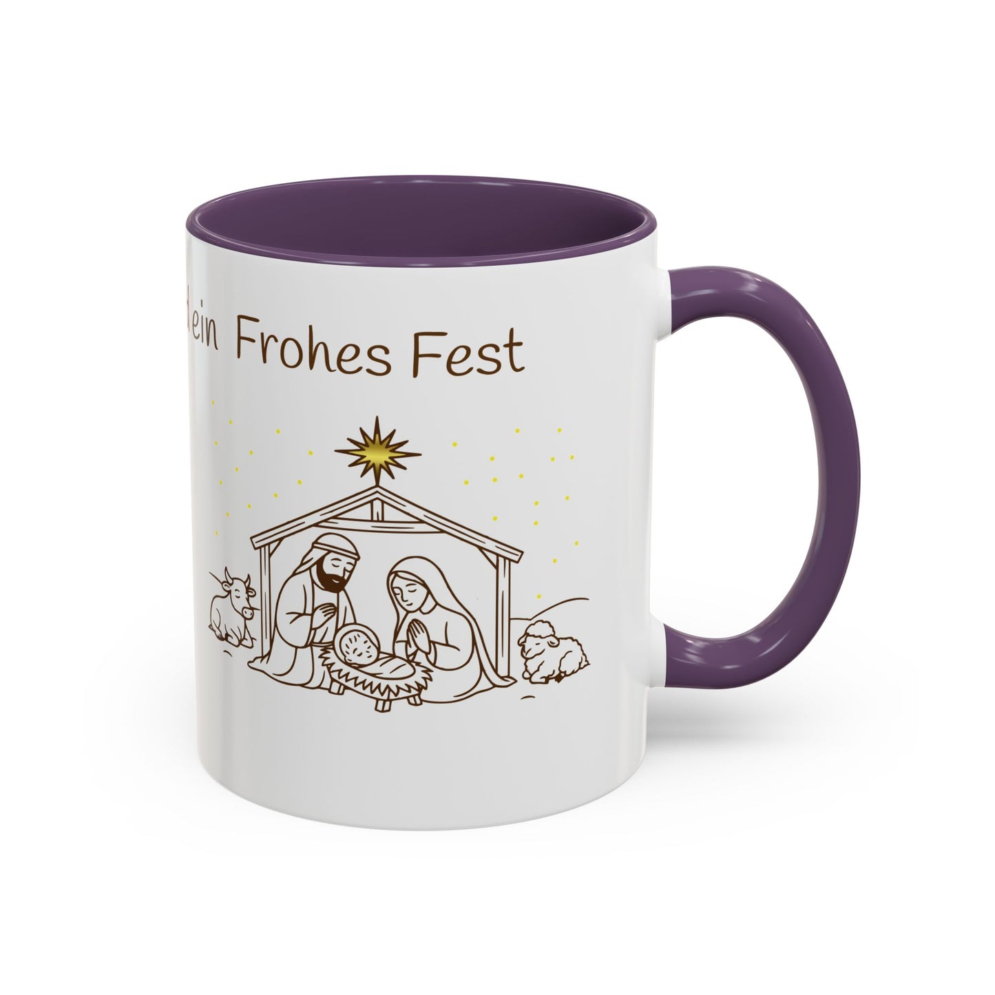 Frohe Weihnachten Accent Coffee Mug