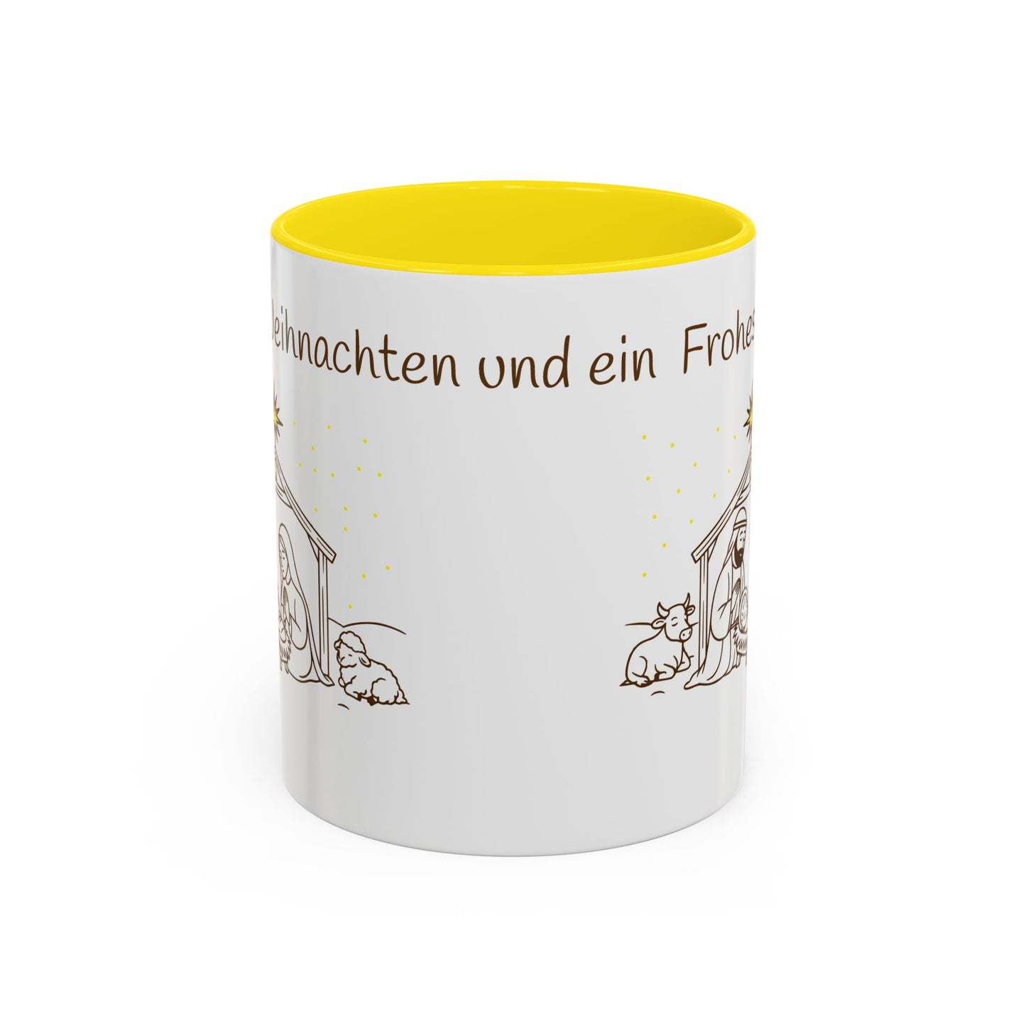 Frohe Weihnachten Accent Coffee Mug